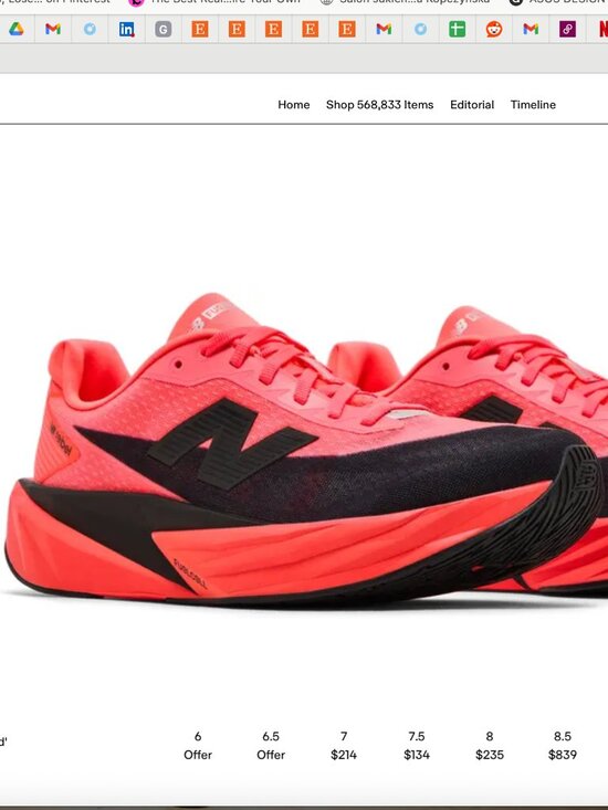 New Balance FuelCell Rebel v5 \'Urgent Red\' in Size 10 main image 13